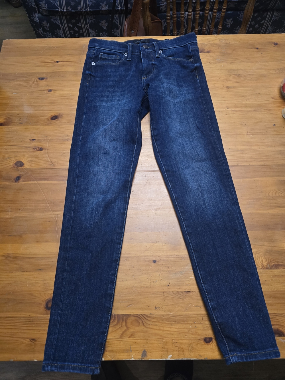 Banana Republic Women's Skinny Jeans in Dark Blue